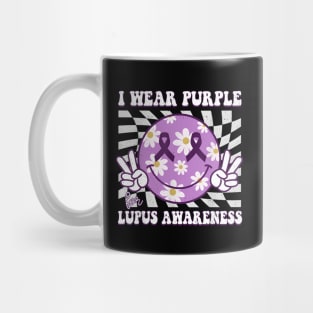 I Wear Purple for Lupus Awareness Mug